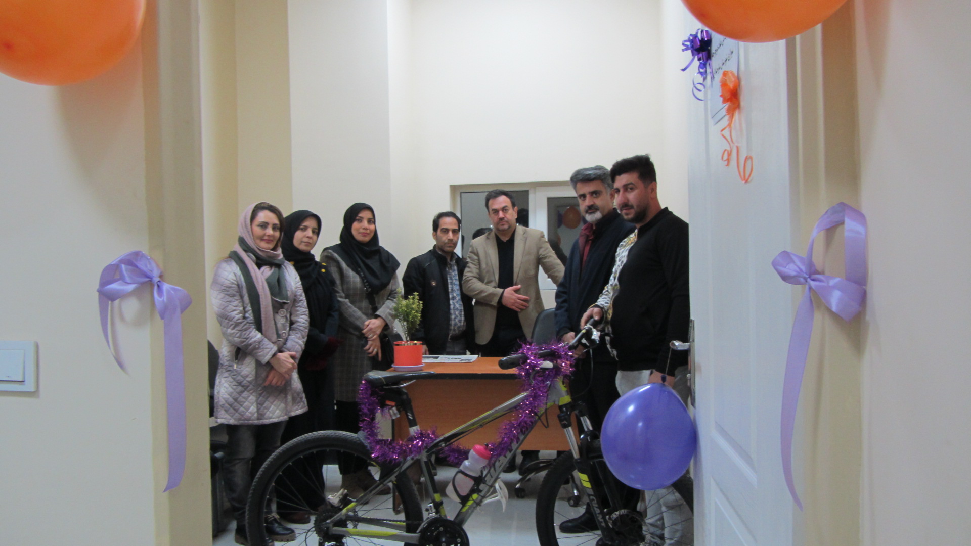 افتتاح دفتر نمایندگی هیأت دوچرخه سواری در شهر مِهستان
